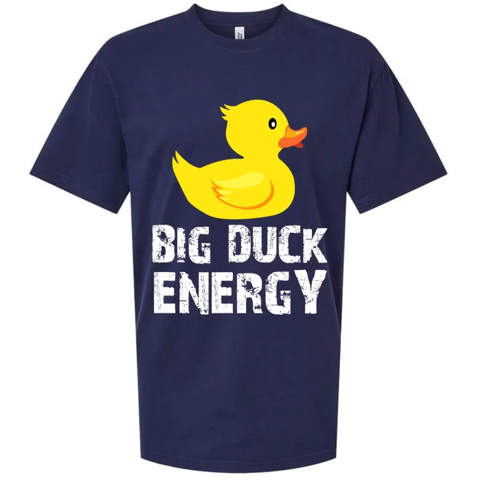 Big Duck Energy Yellow Rubber Duck Design Sueded Cloud Jersey T-Shirt