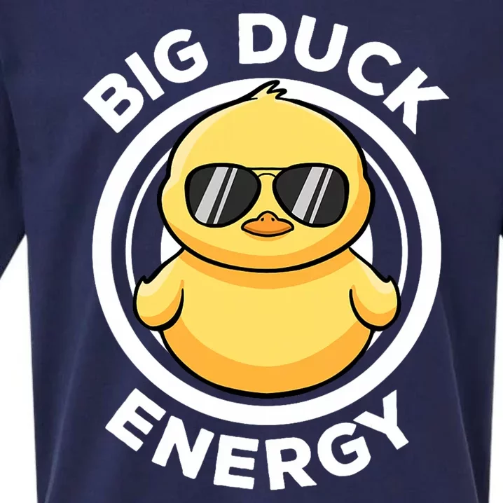 Big Duck Energy Duckie I Love Ducks Lovers Funny Rubber Duck Sueded Cloud Jersey T-Shirt