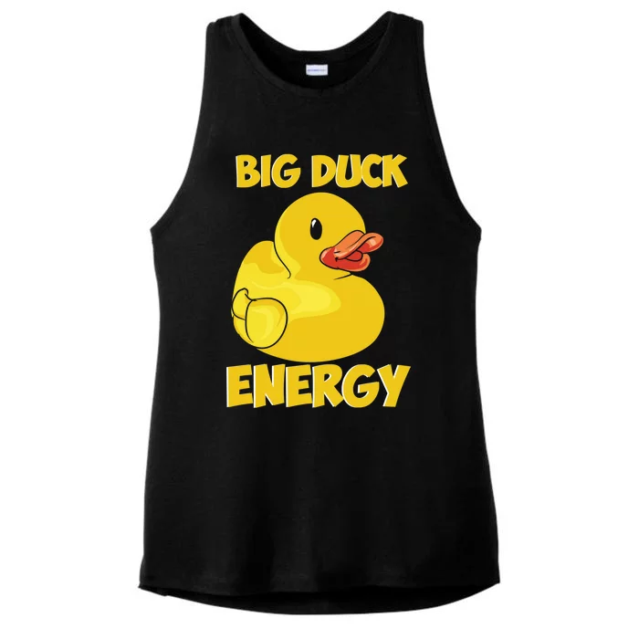 Big Duck Energy (For Dark Cloths) Ladies Tri-Blend Wicking Tank