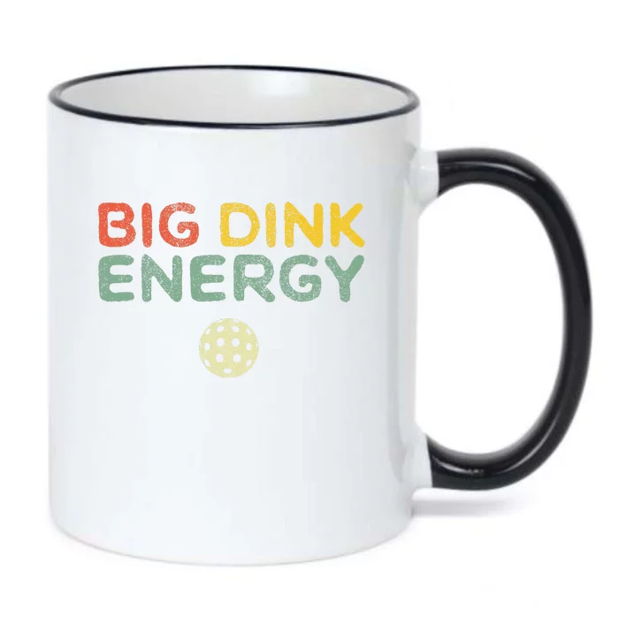 Big Dink Energy Pickleball Funny Pickle Ball Lover Men Retro Black Color Changing Mug