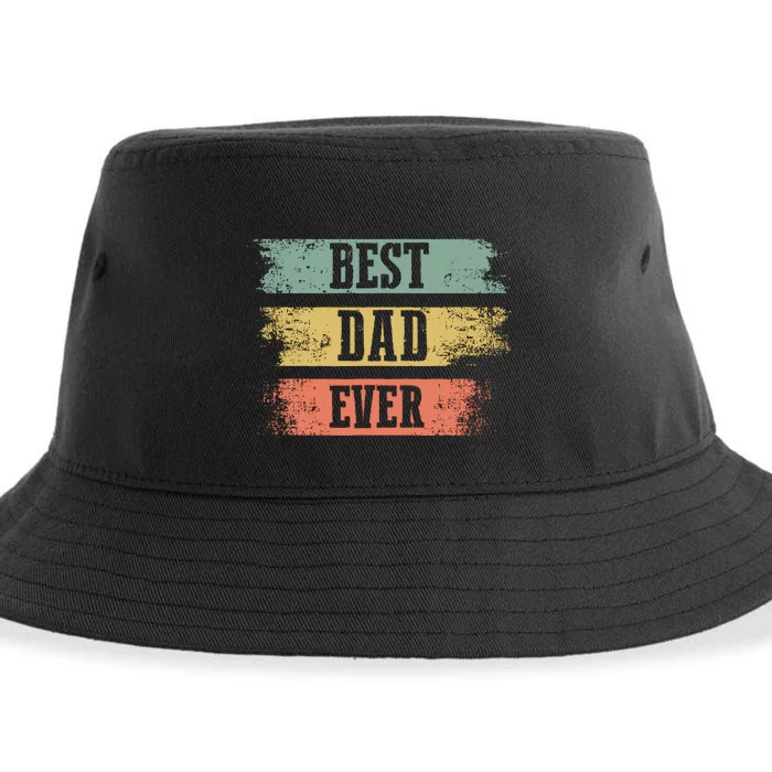 Best dad ever gift for Funny Father's day Sustainable Bucket Hat