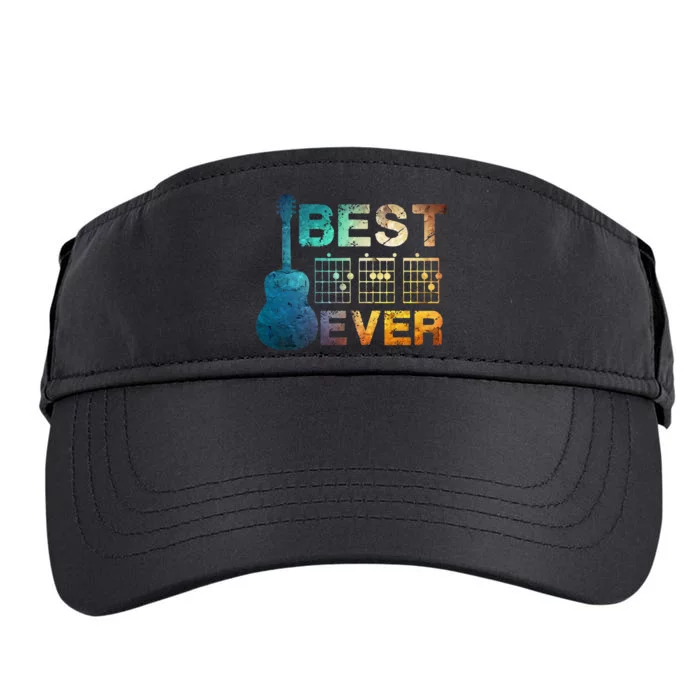 Best Dad Ever Guitar Chords Guitarist Father Father's day Adult Drive Performance Visor