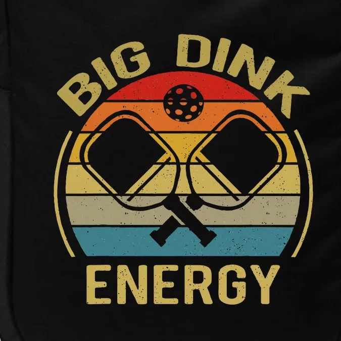 Big Dink Energy Funny Pickleball Mom Dad Impact Tech Backpack