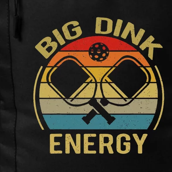 Big Dink Energy Funny Pickleball Mom Dad Daily Commute Backpack