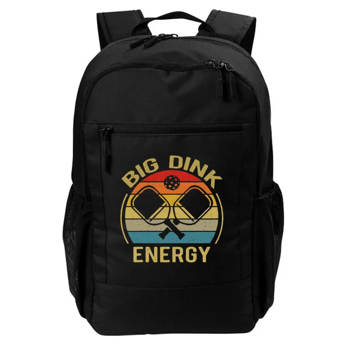 Big Dink Energy Funny Pickleball Mom Dad Daily Commute Backpack