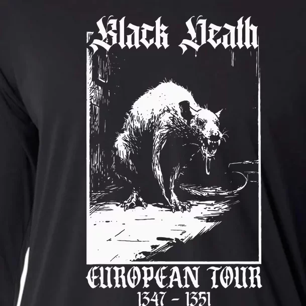 Black Death European Plague Rat Medieval History Goth Cooling Performance Long Sleeve Crew