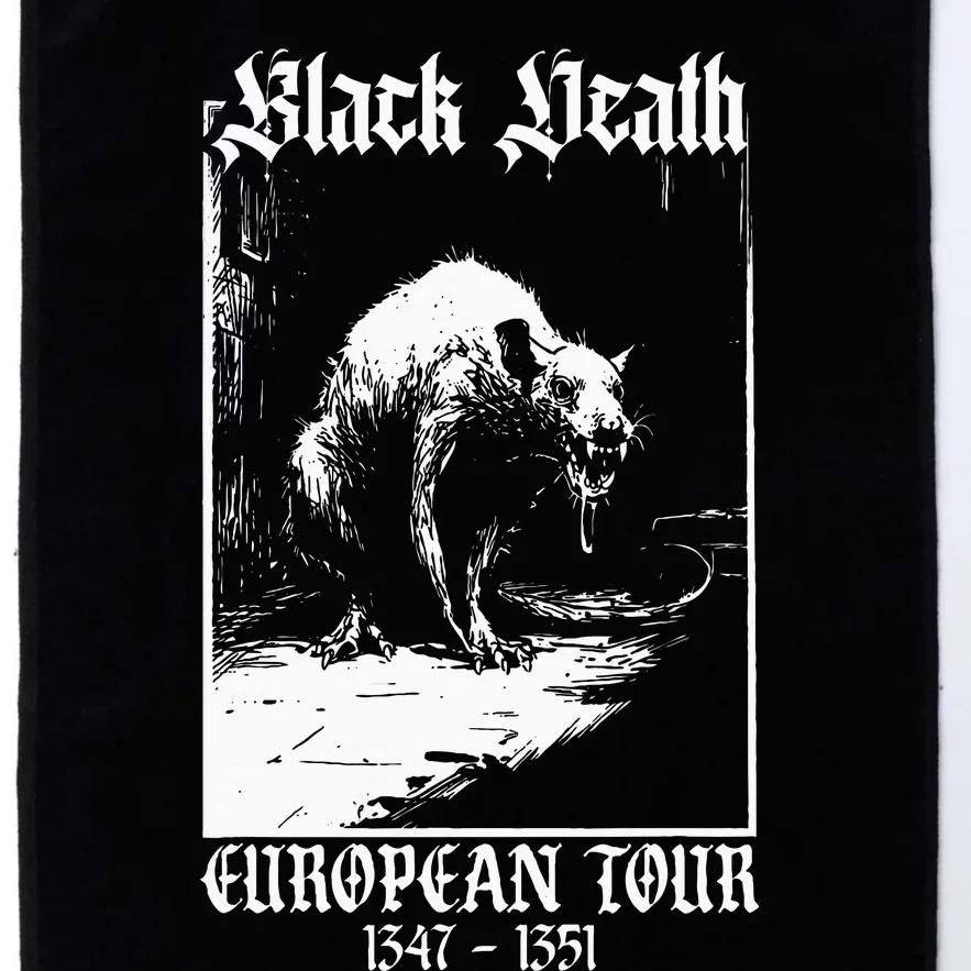 Black Death European Plague Rat Medieval History Goth Platinum Collection Golf Towel