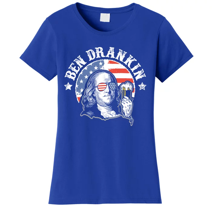 Ben Drankin Funny 4th Of July Patriotic Gift Women's T-Shirt