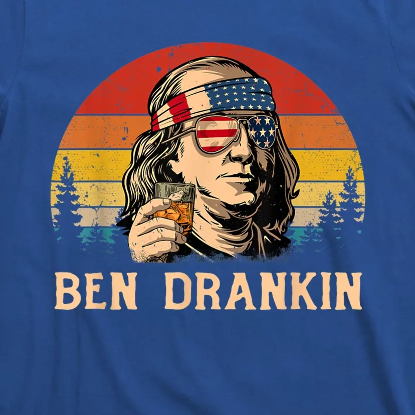 Ben Drankin Funny Benjamin Franklin July 4th Independence Gift T-Shirt