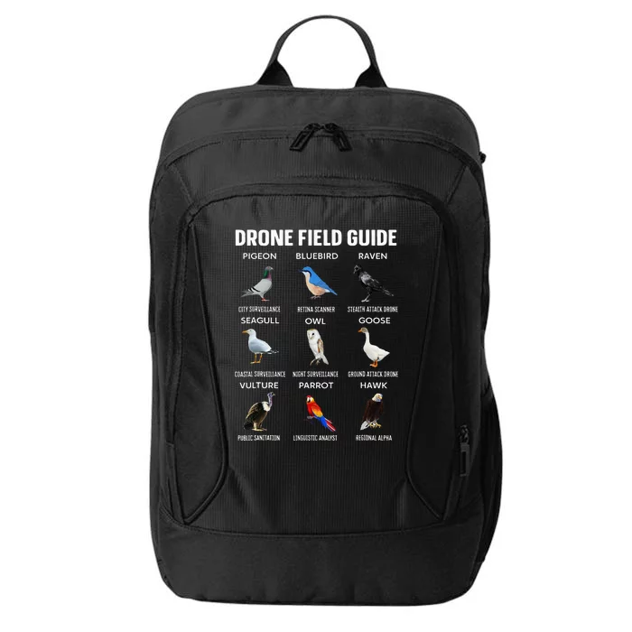 Birds Drone Field Guide They Aren’T Real City Backpack