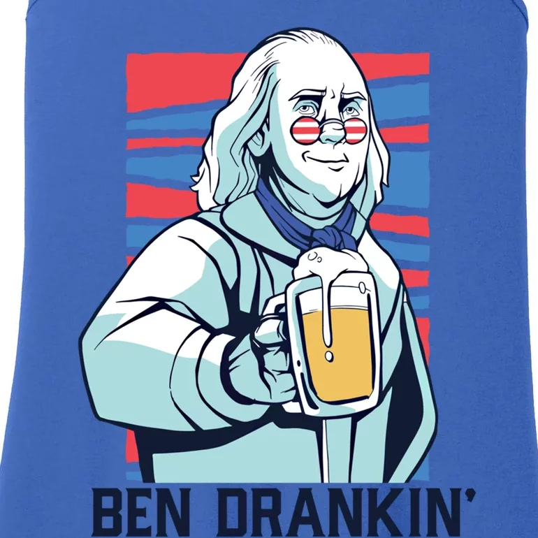 Ben Drankin Funny Ing Benjamin Franklin Meme July 4th Cool Gift Ladies Essential Tank