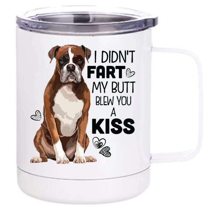 Boxer Dog Funny For Dog Mom Dog Dad Dog Lover Gift Front & Back 12oz Stainless Steel Tumbler Cup