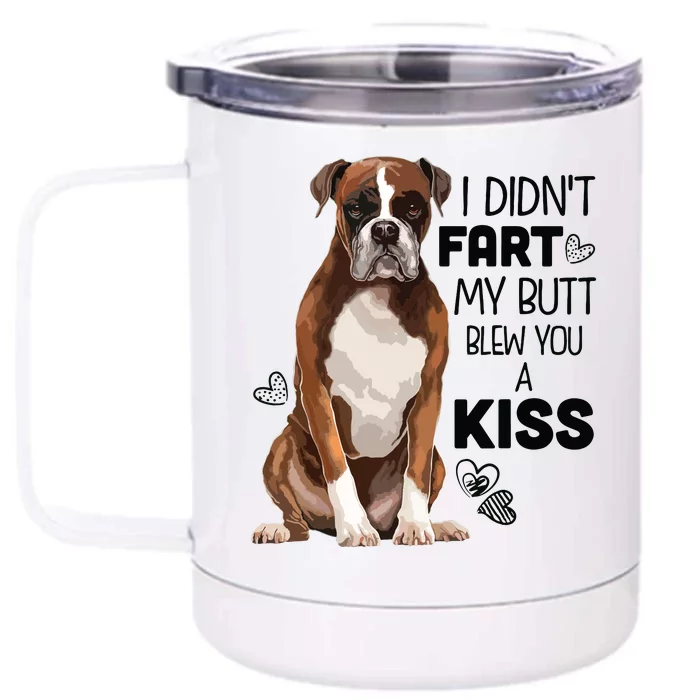 Boxer Dog Funny For Dog Mom Dog Dad Dog Lover Gift Front & Back 12oz Stainless Steel Tumbler Cup