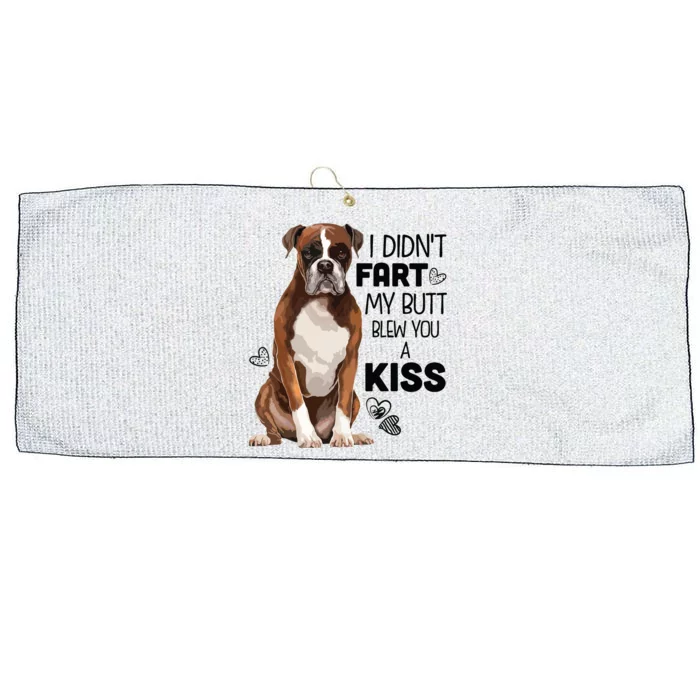 Boxer Dog Funny For Dog Mom Dog Dad Dog Lover Gift Large Microfiber Waffle Golf Towel