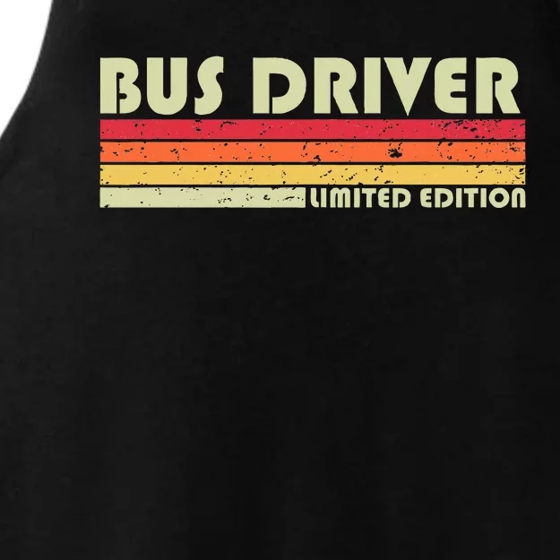 Bus Driver Funny Job Title Profession Birthday Worker Idea Ladies Tri-Blend Wicking Tank