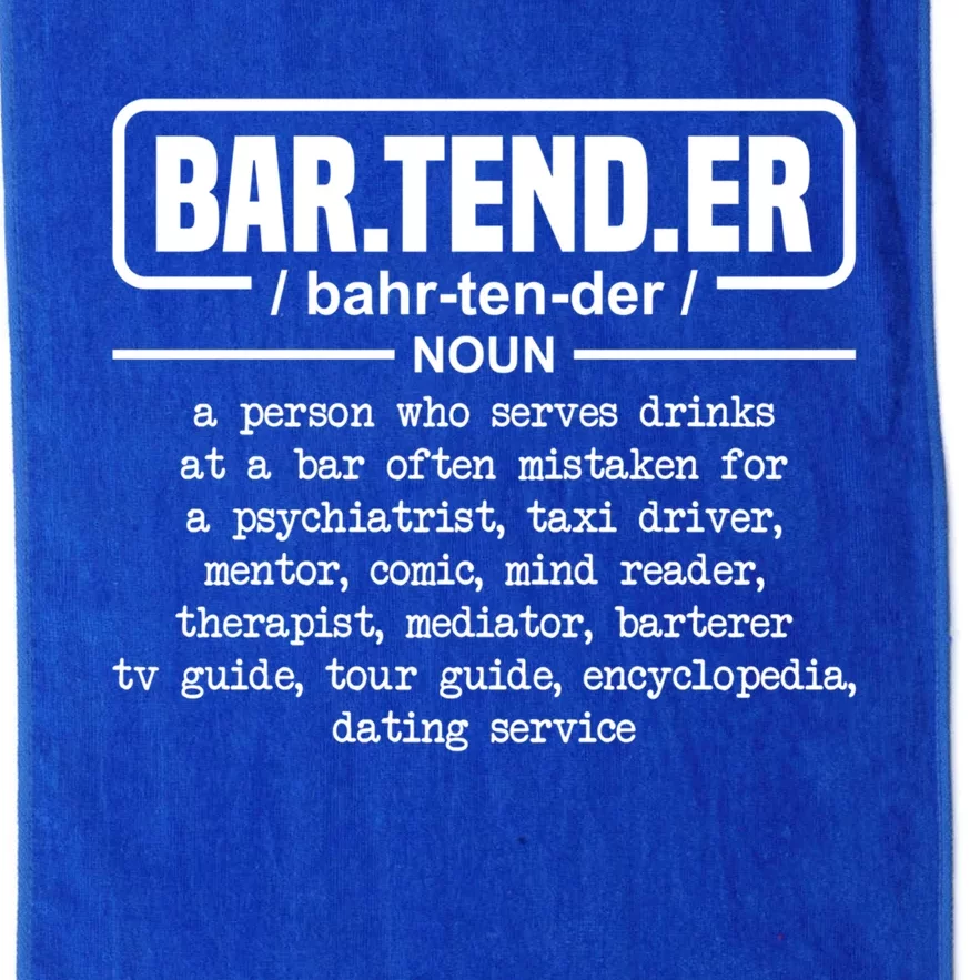 Bartender Definition For Bartender Gift Platinum Collection Golf Towel