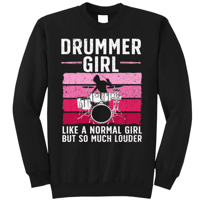 Best Drums For Women Drummer Music Band Drum Musician Sweatshirt