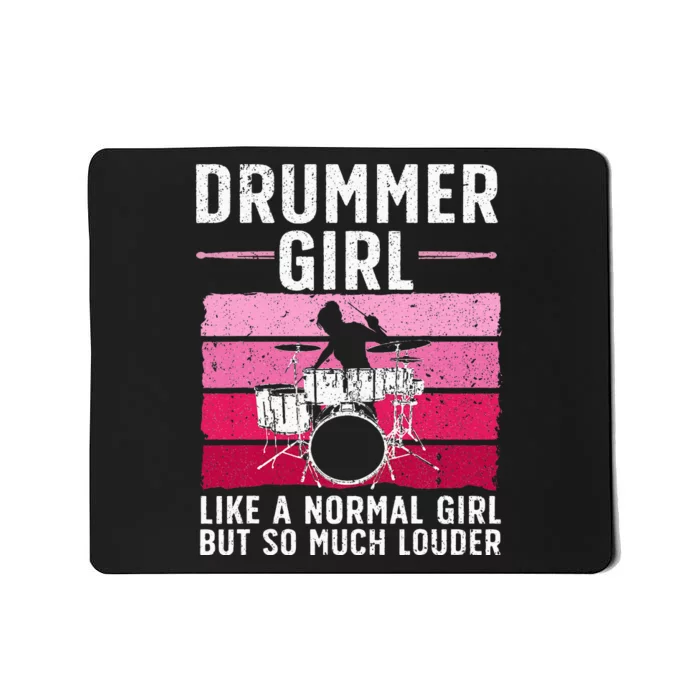 Best Drums For Women Drummer Music Band Drum Musician Mousepad