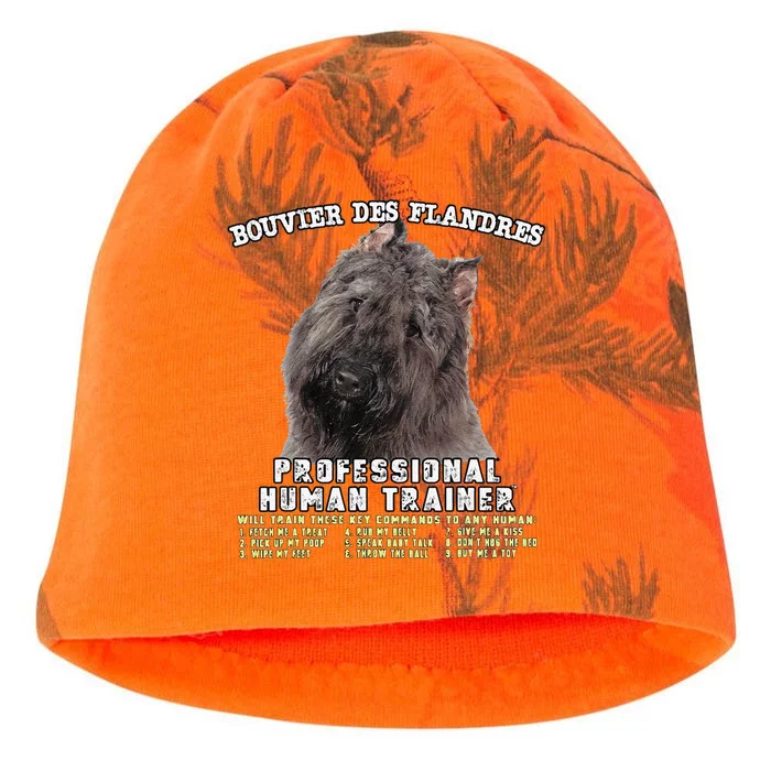 Bouvier Des Flandres Professional Human Trainer Cute Dog Kati - Camo Knit Beanie