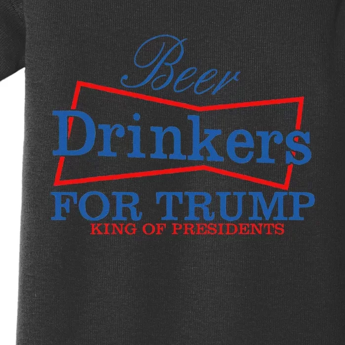 Beer Drinkers For Trump Presidential Support Baby Bodysuit