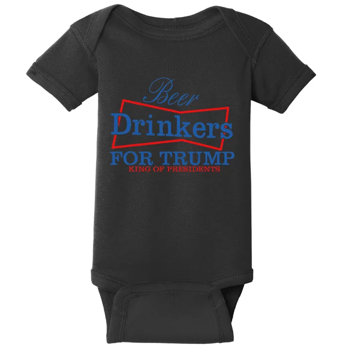 Beer Drinkers For Trump Presidential Support Baby Bodysuit