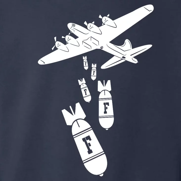 Bomber Dropping F Bombs Funny Toddler Hoodie