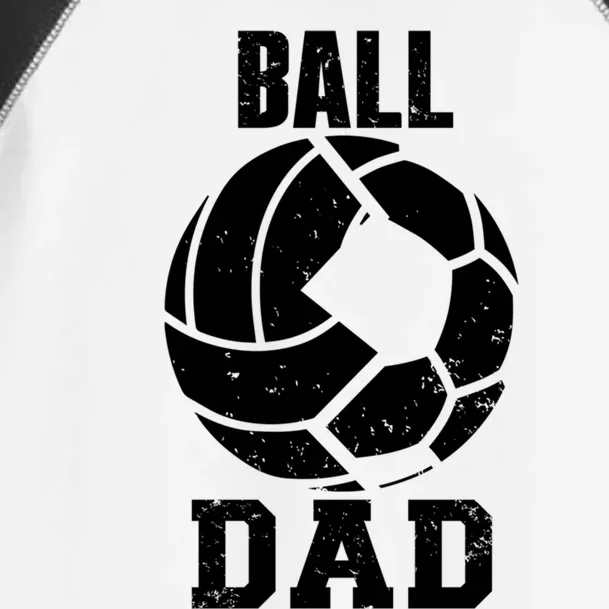 Ball Dad Funny Volleyball Soccer Dad Cool Gift Toddler Fine Jersey T-Shirt