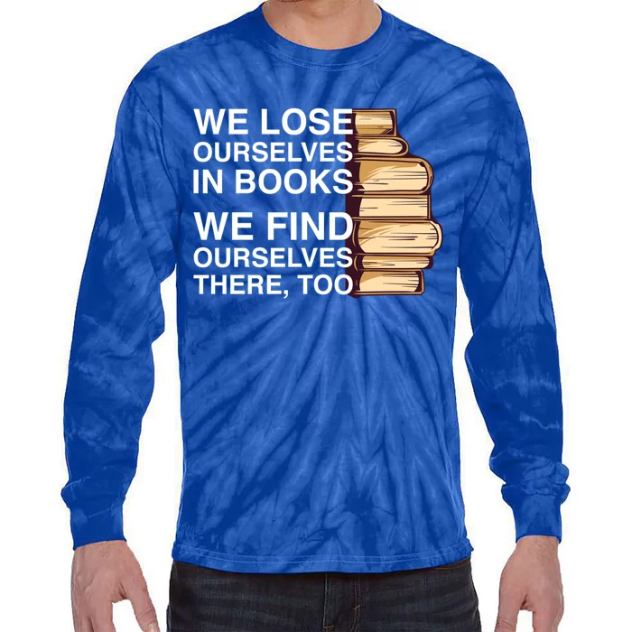 Book Design For A Book Lover Great Gift Tie-Dye Long Sleeve Shirt