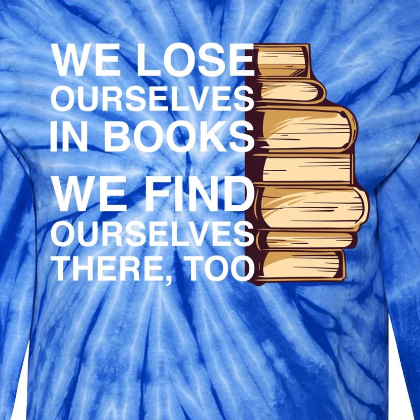 Book Design For A Book Lover Great Gift Tie-Dye Long Sleeve Shirt