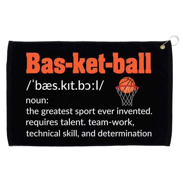 Basketball Definition For Basketball Team Sport Bball Grommeted Golf Towel