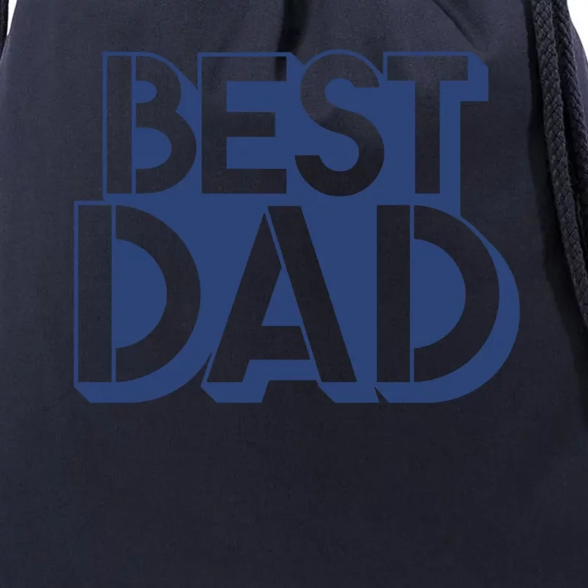 Best Dad Father's Day Gift Drawstring Bag