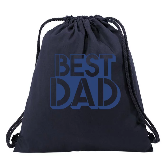 Best Dad Father's Day Gift Drawstring Bag