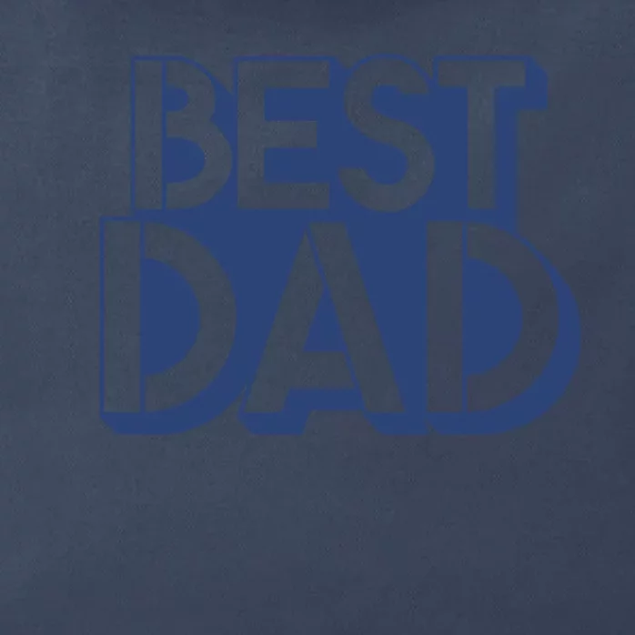 Best Dad Father's Day Gift Zip Tote Bag