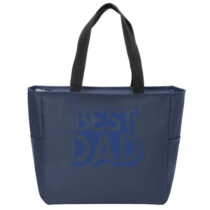 Best Dad Father's Day Gift Zip Tote Bag