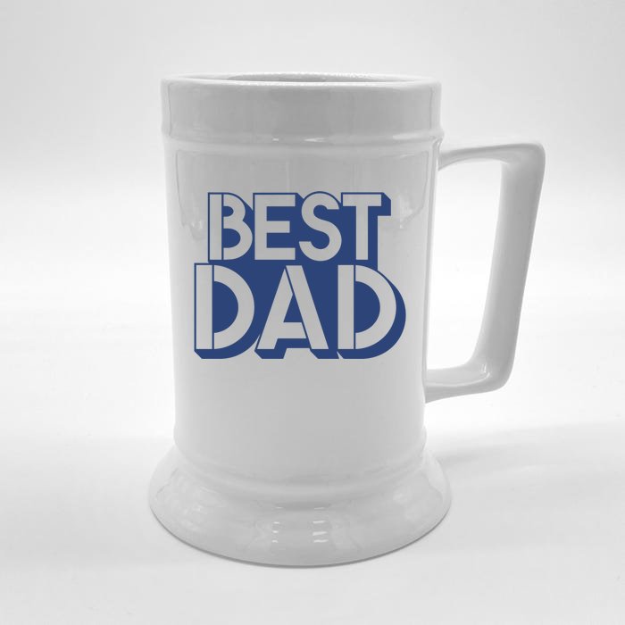 Best Dad Father's Day Gift Front & Back Beer Stein