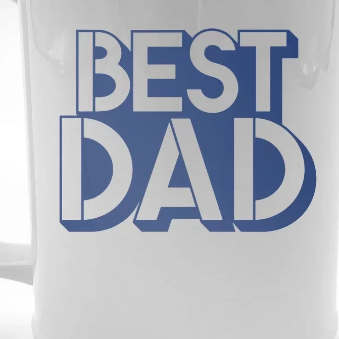 Best Dad Father's Day Gift Front & Back Beer Stein