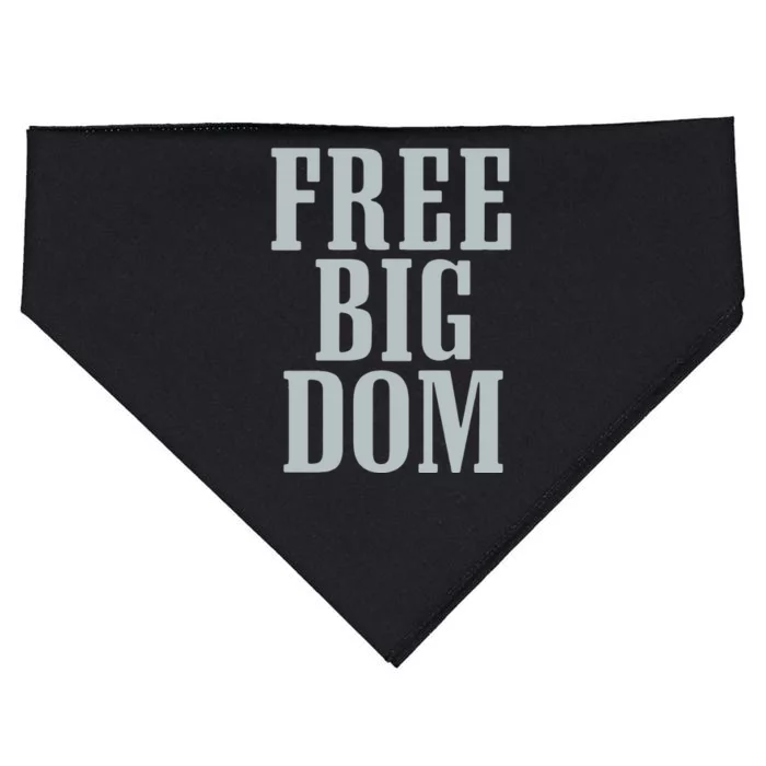 Big Dom Football USA-Made Doggie Bandana