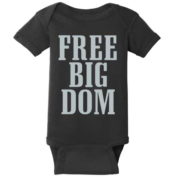 Big Dom Football Baby Bodysuit