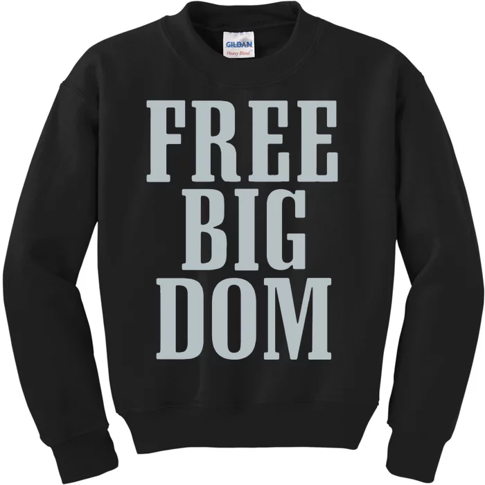 Big Dom Football Kids Sweatshirt