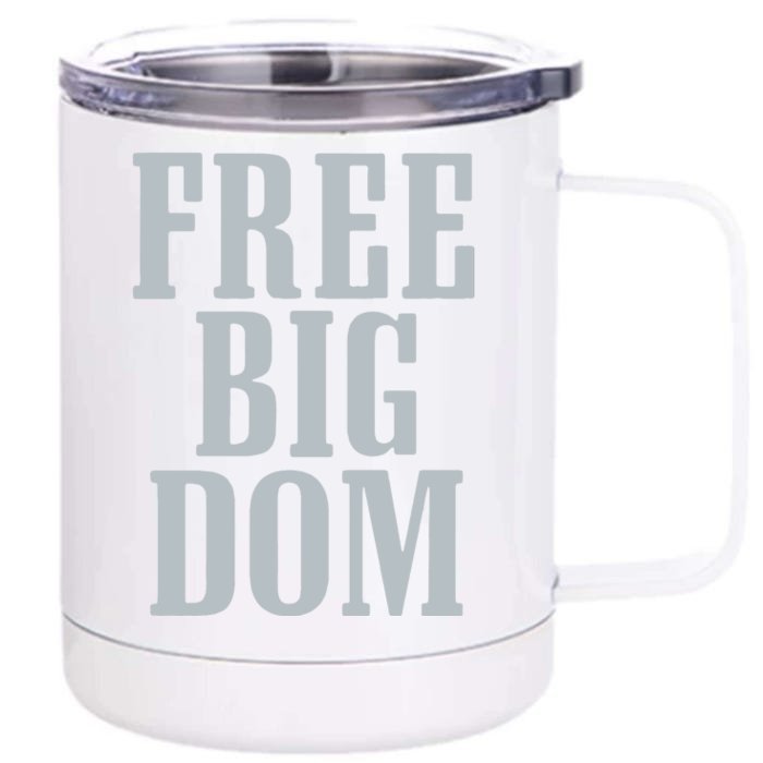 Big Dom Football Front & Back 12oz Stainless Steel Tumbler Cup