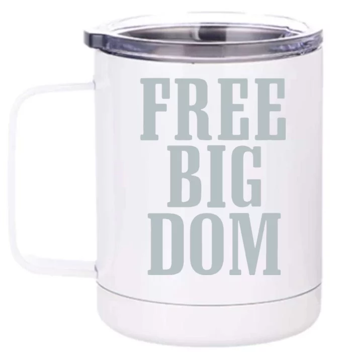 Big Dom Football Front & Back 12oz Stainless Steel Tumbler Cup