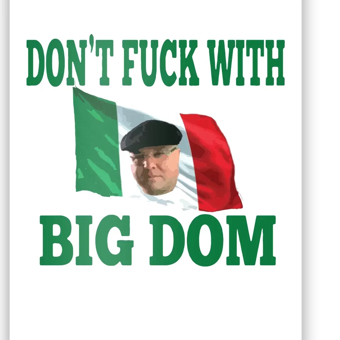 Big Dom Football Poster