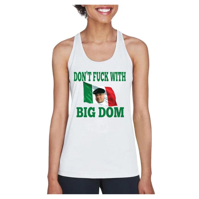 Big Dom Football Women's Racerback Tank