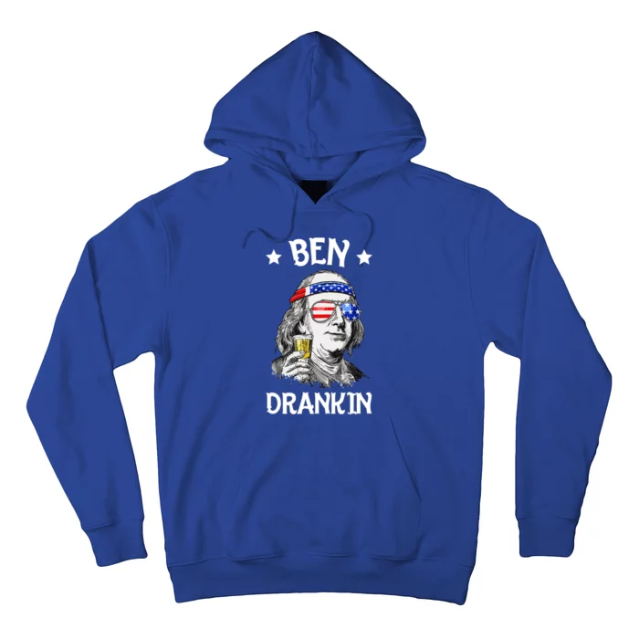 Ben Drankin Funny Fourth Of July Gift Hoodie