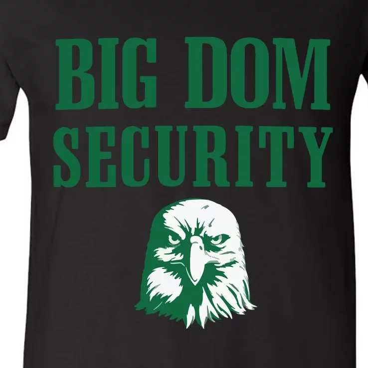 Big Dom Football V-Neck T-Shirt