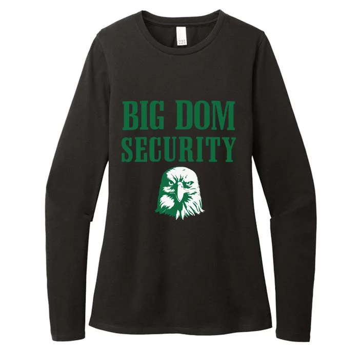 Big Dom Football Womens CVC Long Sleeve Shirt