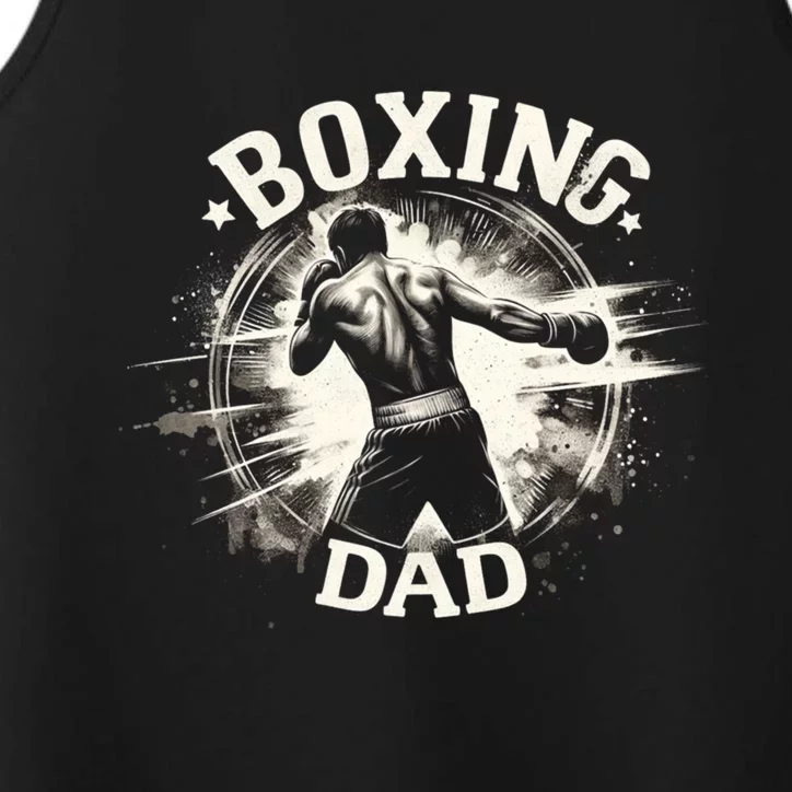 Boxing Dad FatherS Day For Boxing Lover Cute Gift Performance Tank