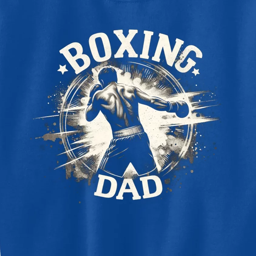 Boxing Dad FatherS Day For Boxing Lover Cute Gift Kids Sweatshirt