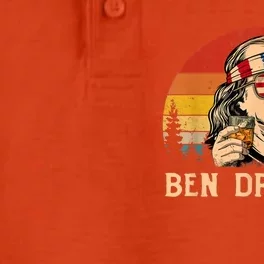 Ben Drankin Funny Benjamin Franklin July 4th Independence Gift Dry Zone Grid Performance Polo