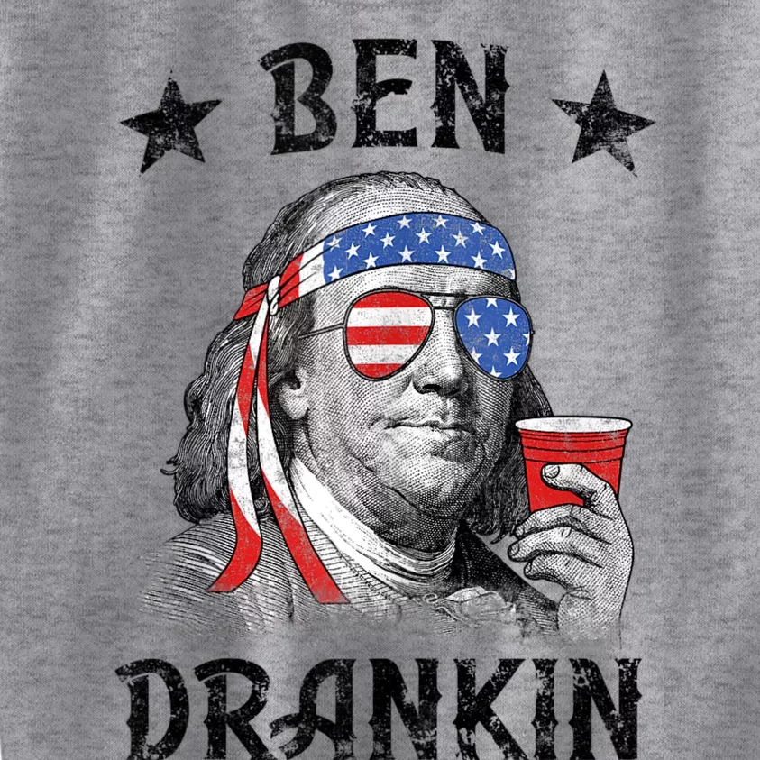 Ben Drankin Funny 4th Of July Kids Sweatshirt